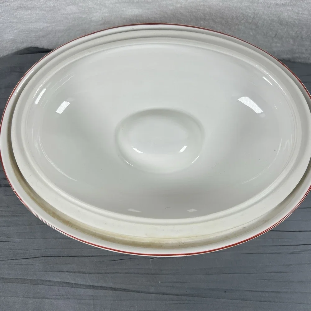 Mikasa Ultra Ceram Bake & Serve Strawberries UP012‎ Oval Casserole Dish with Lid